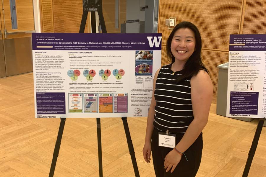 Amanda Li at MPH Symposium