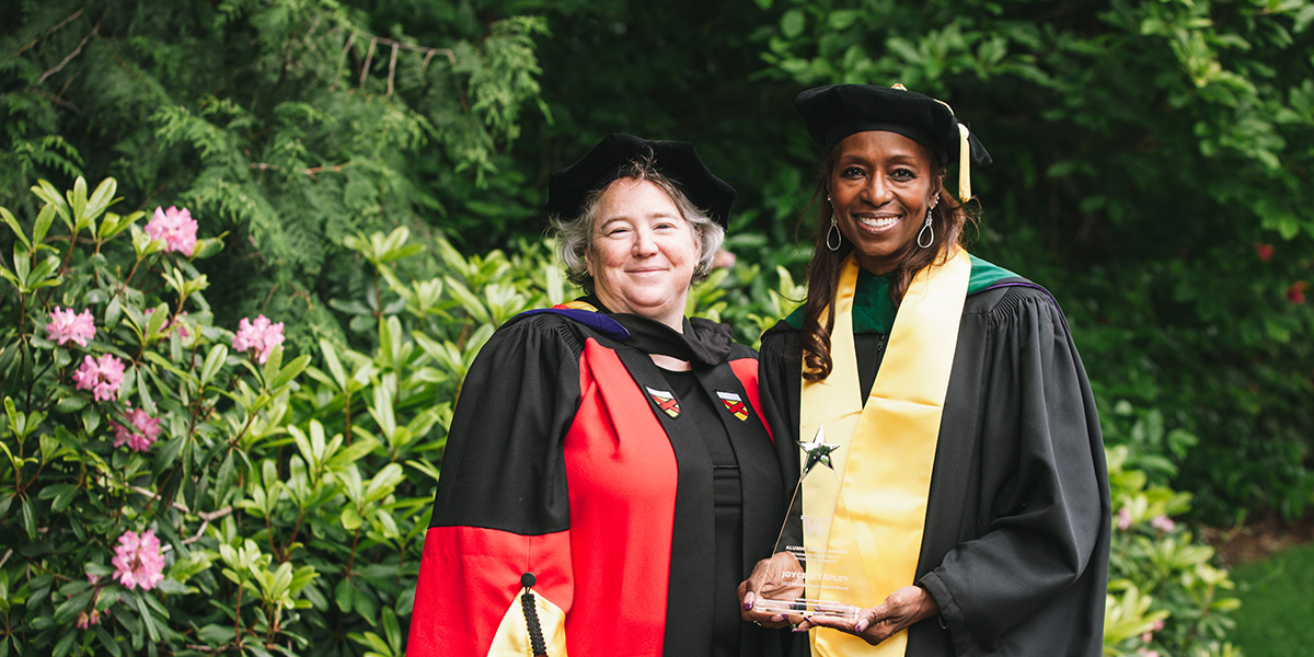 Joyce Tapley and Hilary Godwin