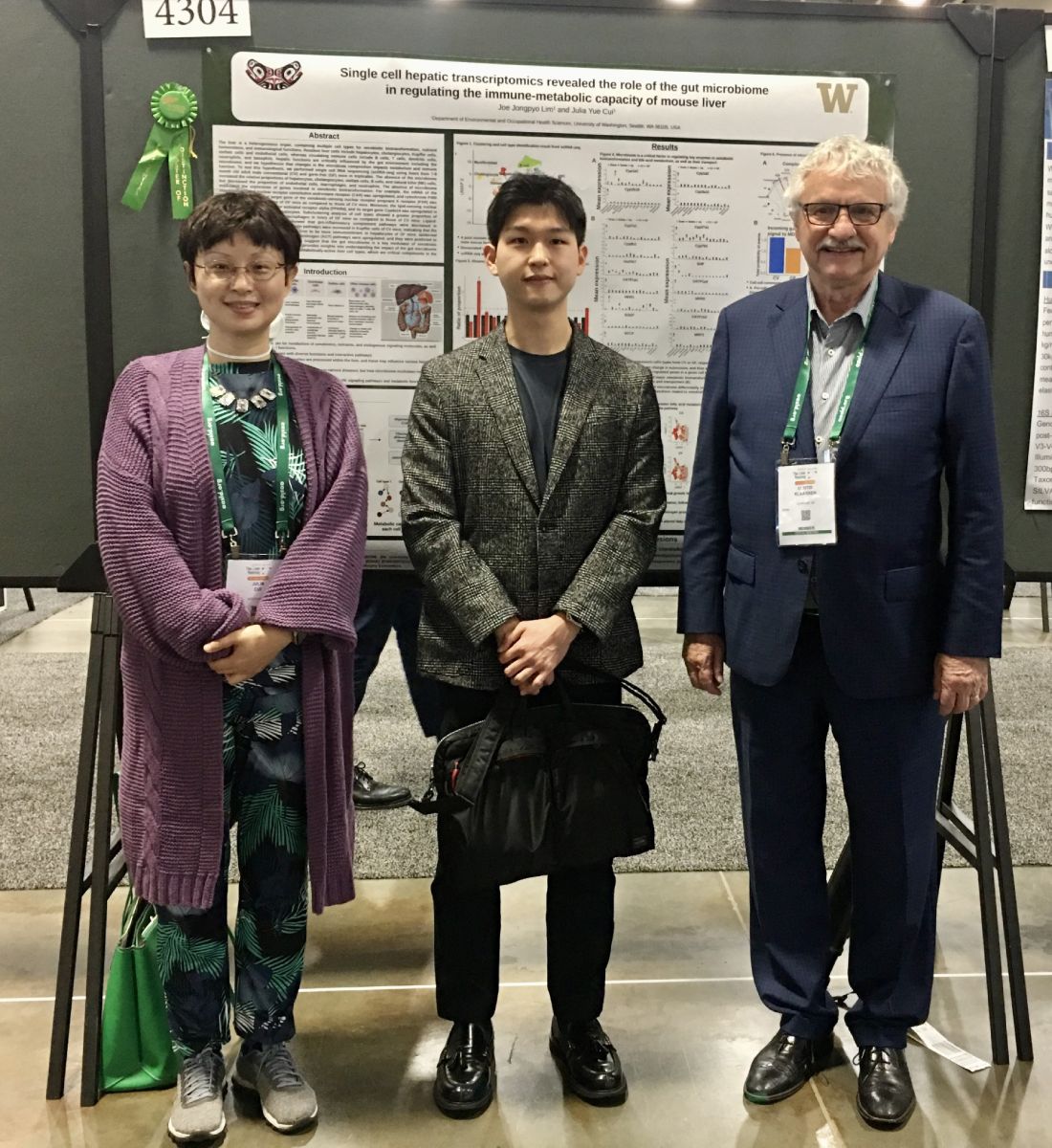 Joe Lim with mentors