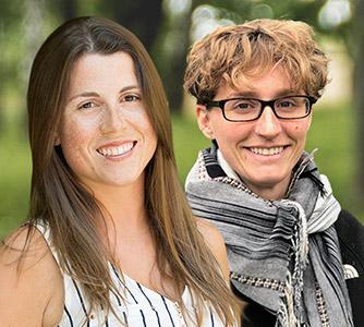 Miriam Calkins and Katrin Fabian